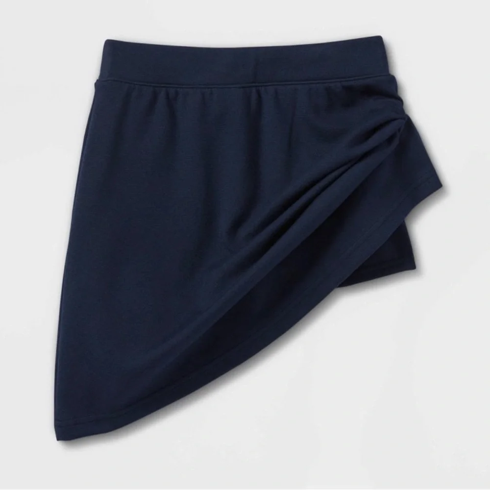 Cat & Jack Navy Blue (Set of 3) Pull On Style Stretch Uniform Skort L(10/12) - Picture 3 of 11